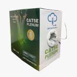 Cat5e Plenum Solid Copper UTP CMP 24AWG Ethernet Cable